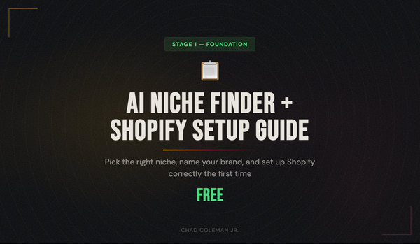 AI Niche Finder + Shopify Setup Guide