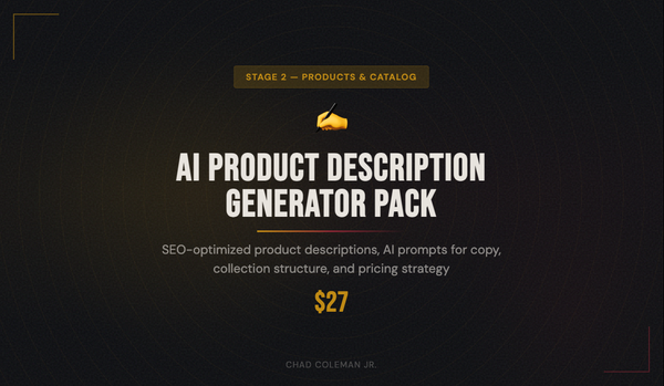 AI Product Description Generator Pack