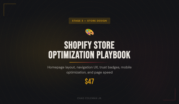 Shopify Store Optimization Playbook