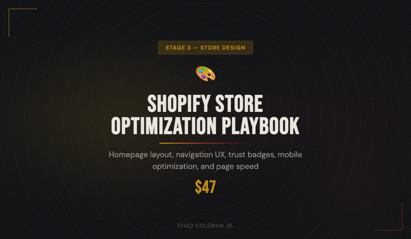 Shopify Store Optimization Playbook