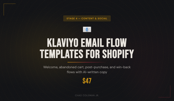 Klaviyo Email Flow Templates for Shopify