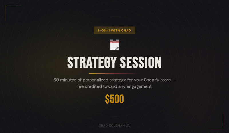 Strategy Session with Chad